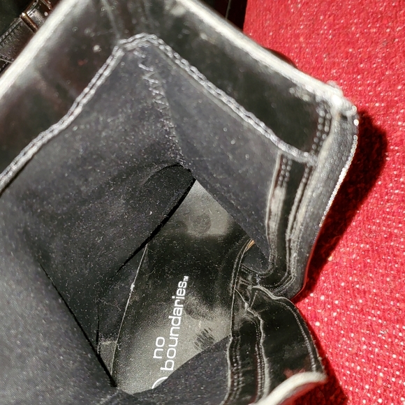 Vintage 90's Square Toed Chunky Heel Platform Boot - Picture 3 of 14